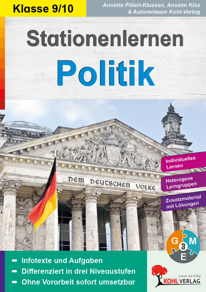 Stationenlernen Politik / Klasse 9-10 (Annette Pölert-Klassen)