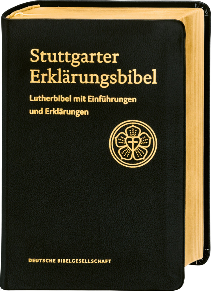 Stuttgarter Erklärungsbibel. Kompaktausgabe Ledereinband mit Goldschnitt (Christoph Rösel)