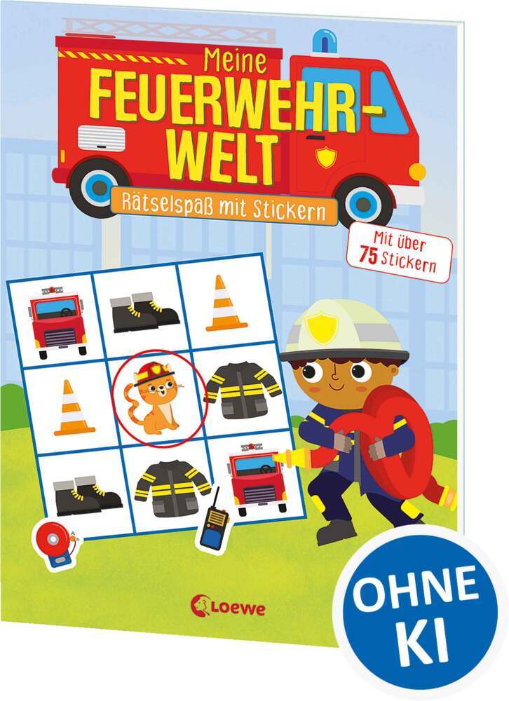 Meine Feuerwehr-Welt - Rätselspaß mit Stickern