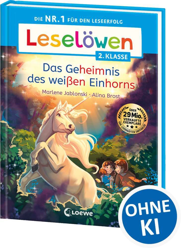 Leselöwen 2. Klasse - Das Geheimnis des weißen Einhorns (Marlene Jablonski)