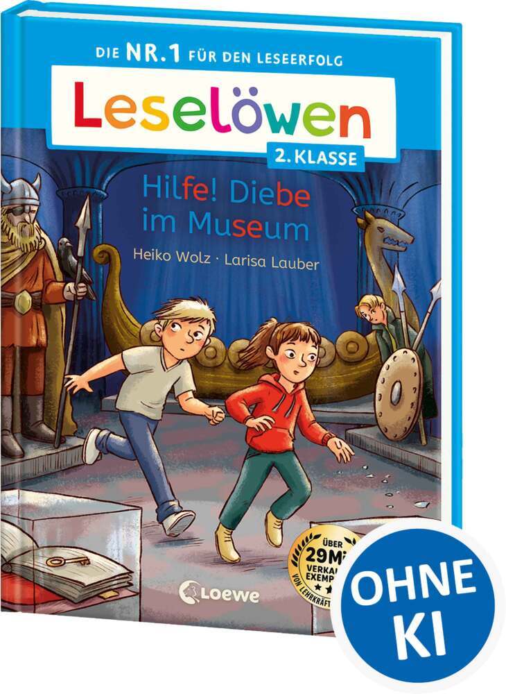Leselöwen 2. Klasse - Hilfe! Diebe im Museum (Heiko Wolz)