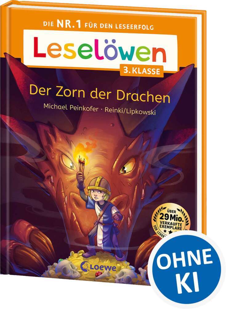 Leselöwen 3. Klasse - Der Zorn der Drachen (Michael Peinkofer)