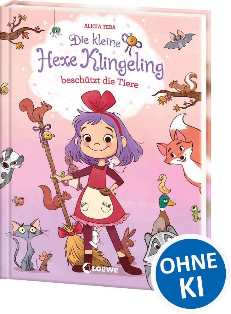 Die kleine Hexe Klingeling beschützt die Tiere (Alicia Teba)
