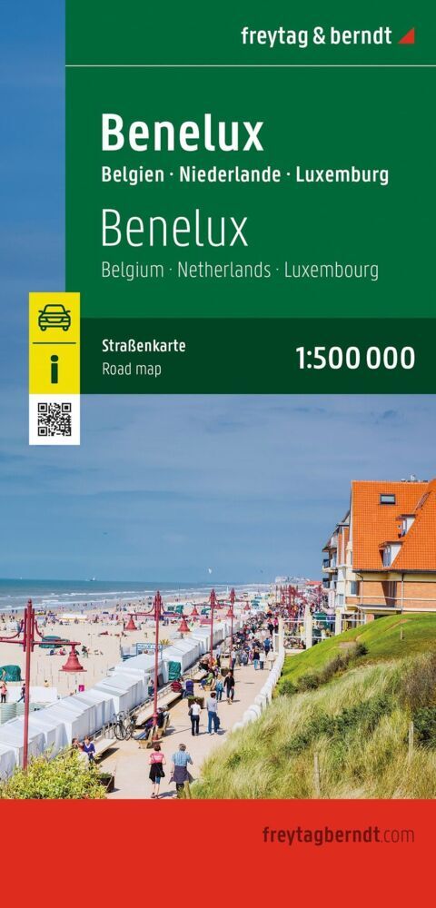 freytag & berndt Straßenkarte Benelux, Belgien - Niederlande - Luxemburg 1:500.000