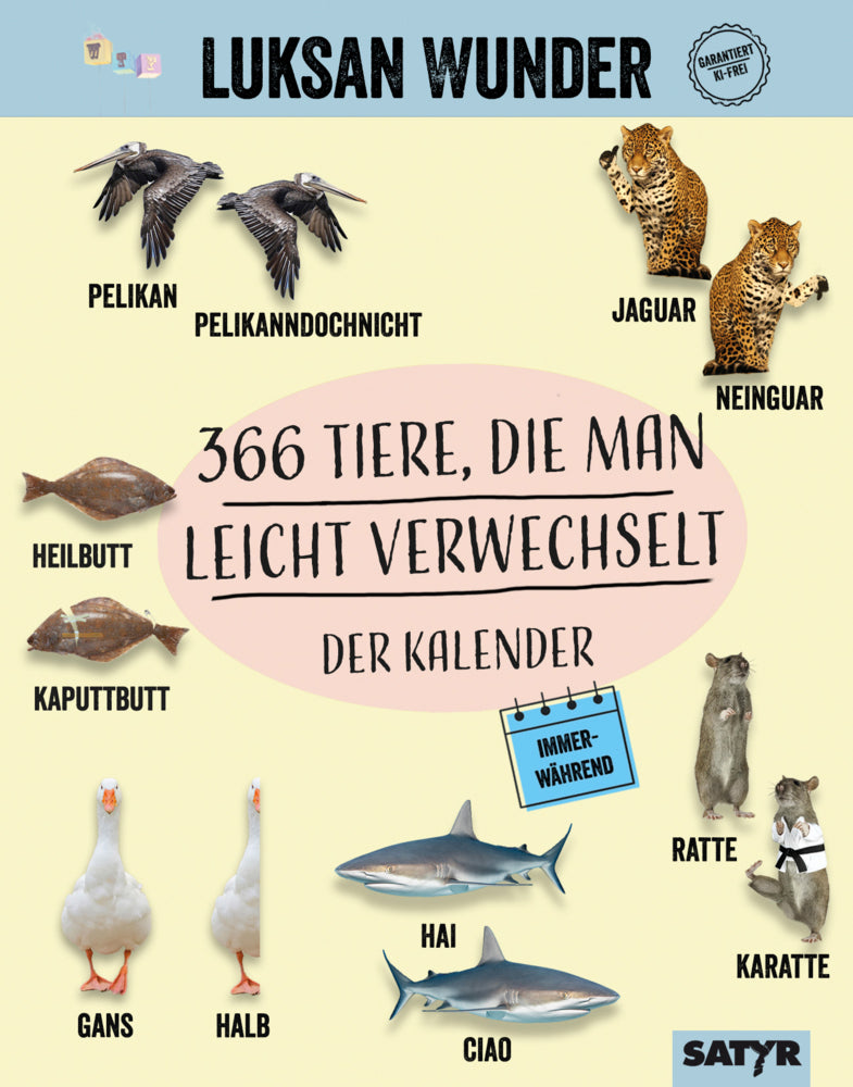 366 Tiere, Die Man Leicht Verwechselt (Luksan Wunder)