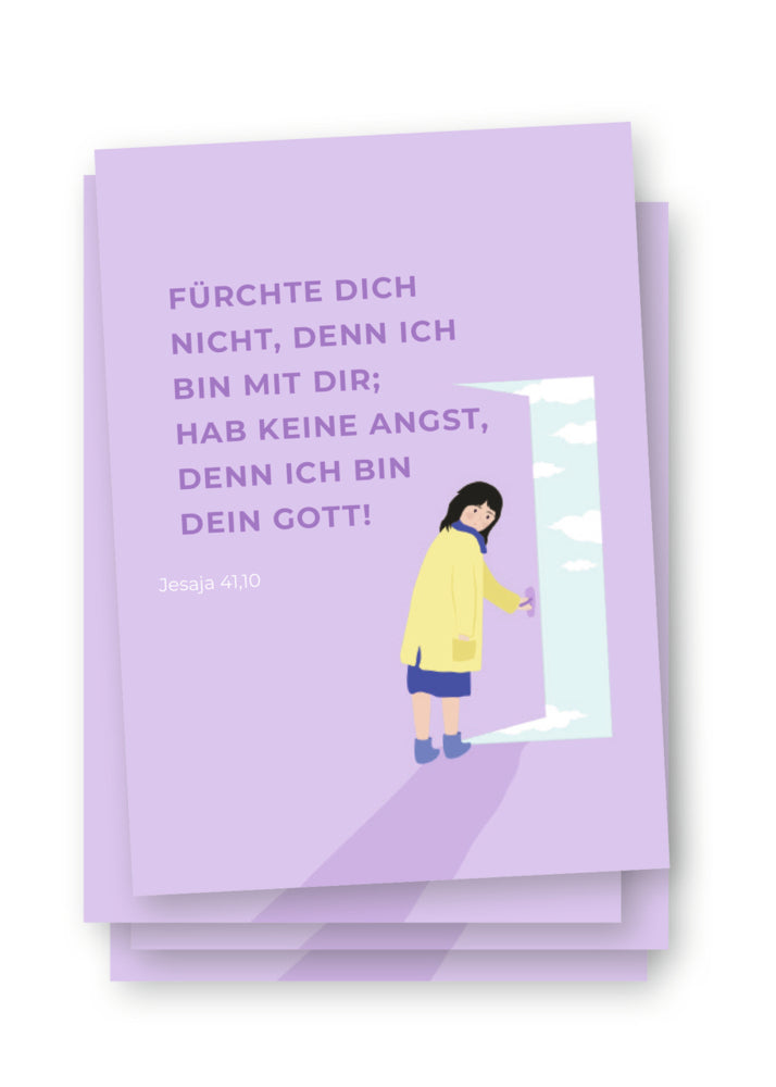 Postkarte zur Jahreslosung 2027 - 10 Karten im Set