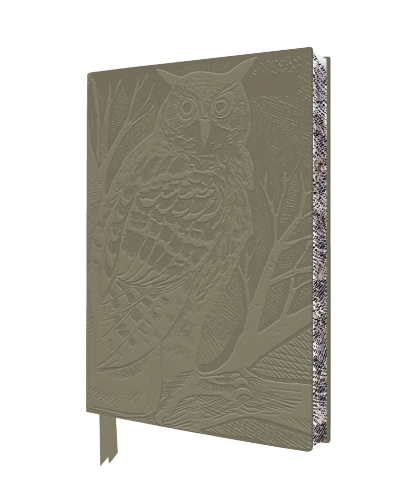 Exquisit Premium Notizbuch DIN A5: Angela Harding, Waldohreule (Flame Tree Publishing)