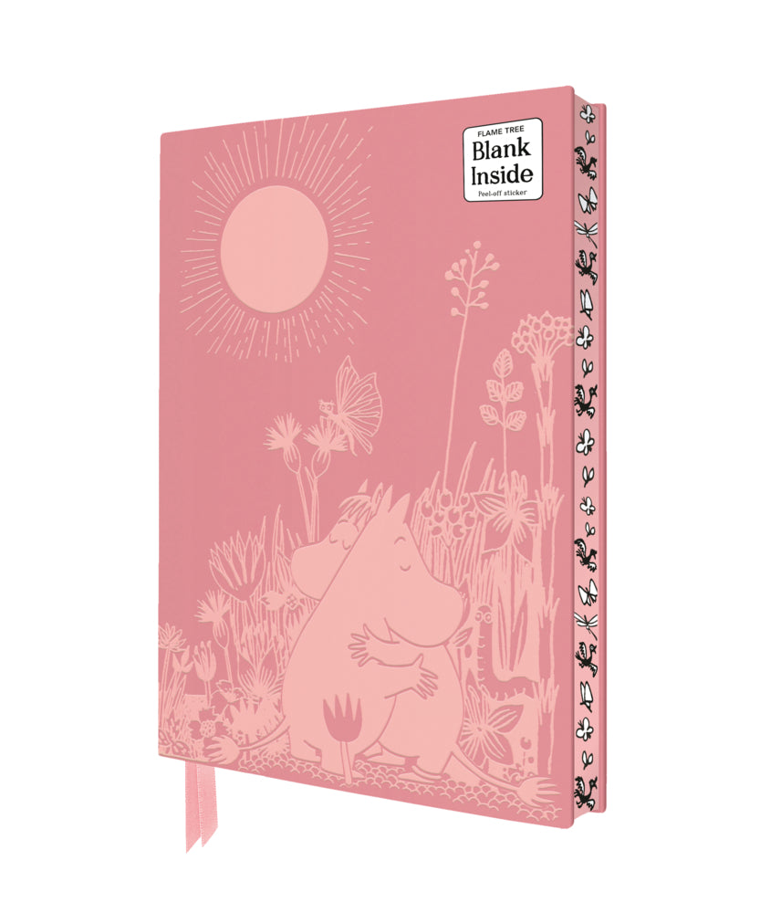Exquisit Premium Notizbuch Blank DIN A5: Tove Jansson, Mumin Liebe (Flame Tree Publishing)