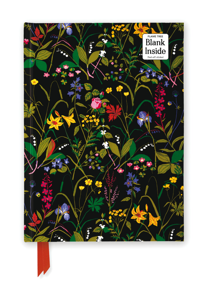 Premium Notizbuch Blank DIN A5: Gocken Jobs, Rosen & Lilien (Flame Tree Publishing)