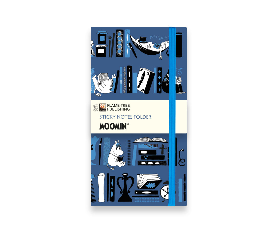 Haftnotizenfolder: Tove Jansson, Mumin Bücherregal (Flame Tree Publishing)