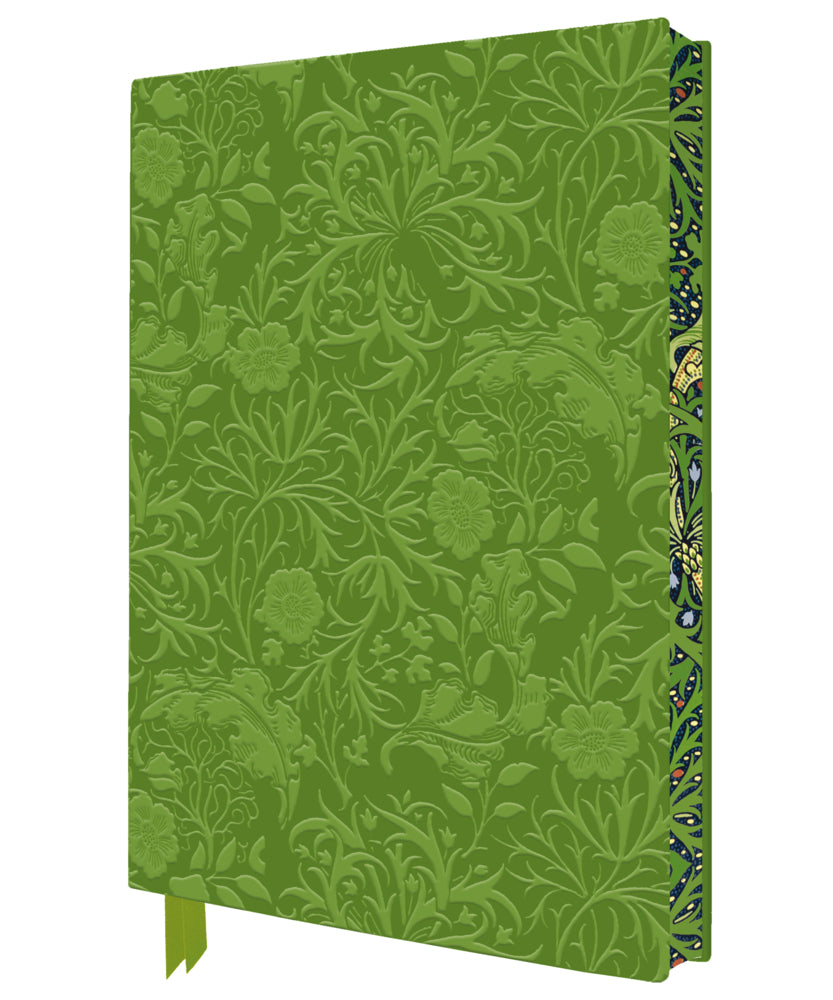 Exquisit Premium Skizzenbuch: William Morris, Meeresalgen Tapetendesign (Flame Tree Publishing)