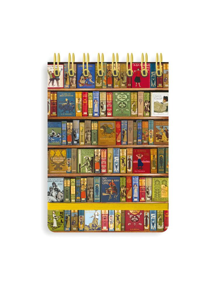 Notizblock mit Spiralbindung: Bodleian Libraries, Buchregal Halligalli (Flame Tree Publishing)