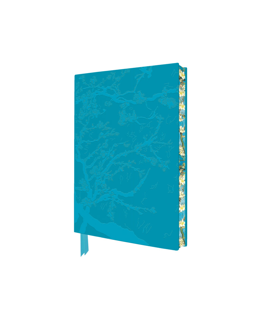 Exquisit Premium Notizbuch DIN A6: Vincent van Gogh, Mandelbaum in Blüte (Flame Tree Publishing)