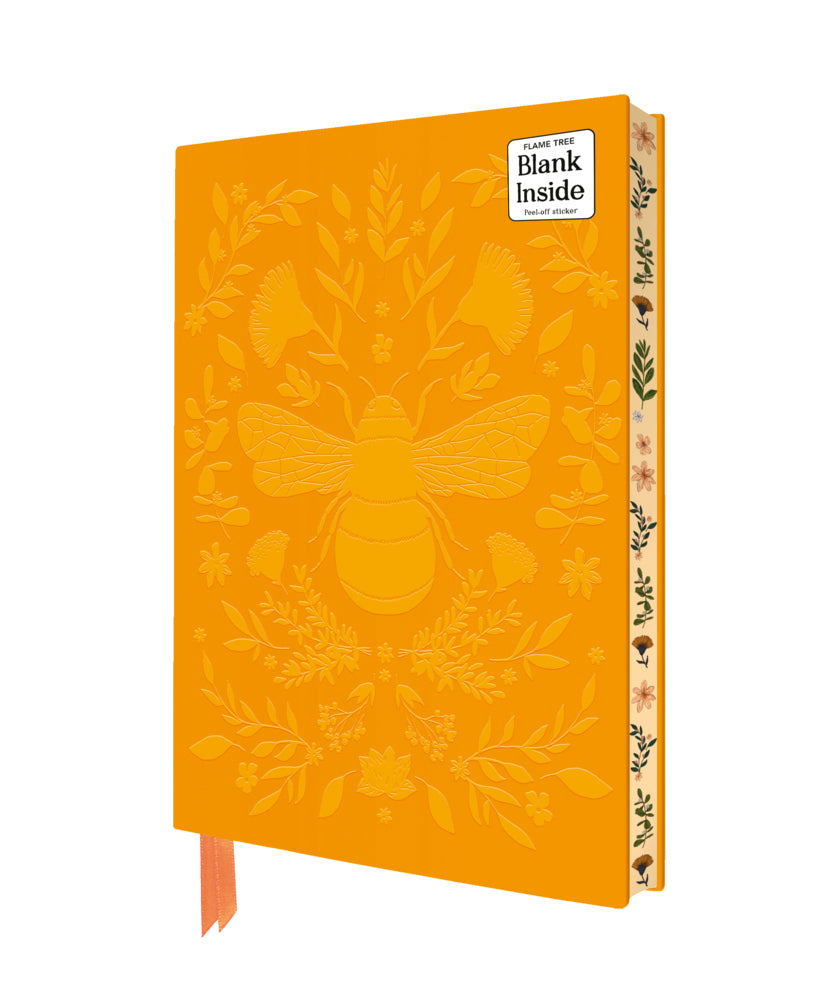 Exquisit Premium Notizbuch Blank DIN A5: Jade Mosinski, Biene (Flame Tree Publishing)