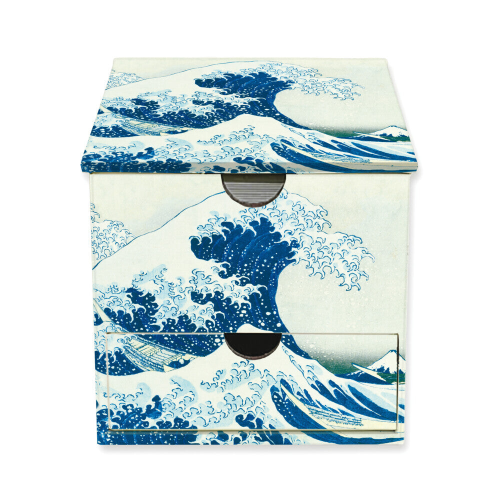 Memo Cube: Katsushika Hokusai, Die große Welle (Flame Tree Publishing)