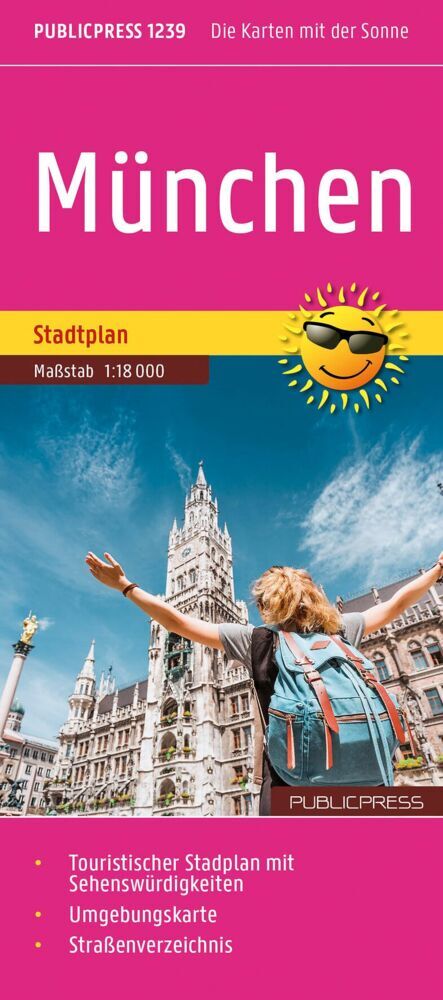 Publicpress Stadtplan München 1:18.000