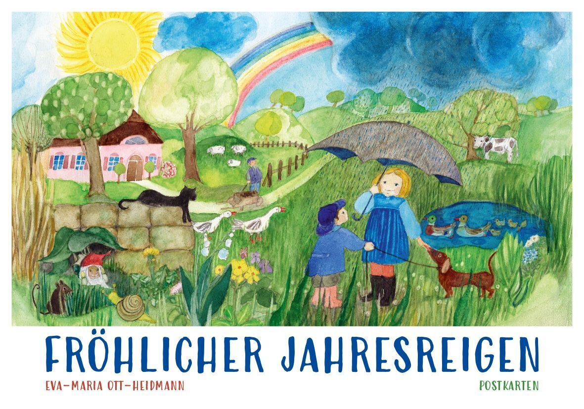 Postkartenbuch »Fröhlicher Jahresreigen« (Eva-Maria Ott-Heidmann)