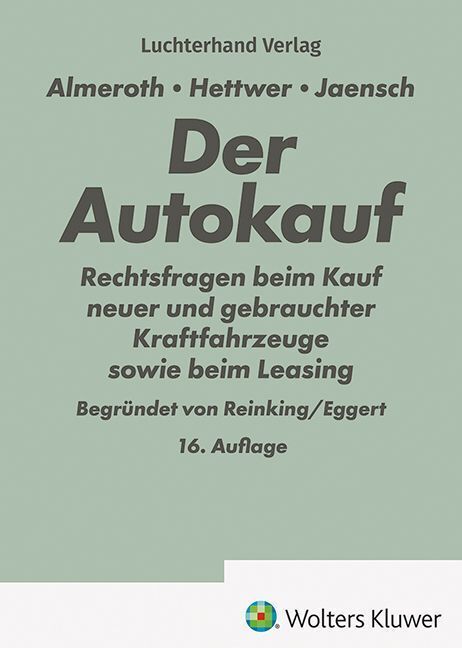 Reinking/Eggert, Der Autokauf (Thomas Almeroth)
