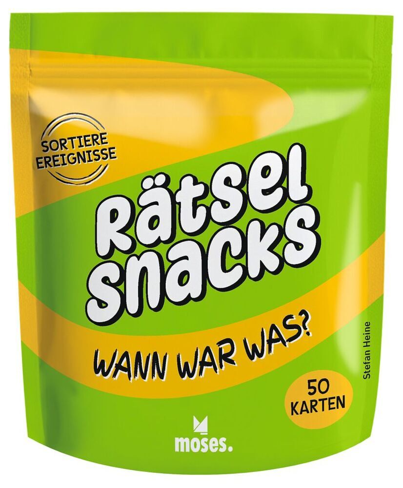 Rätsel Snacks Wann war was? (Presse Service Stefan Heine)