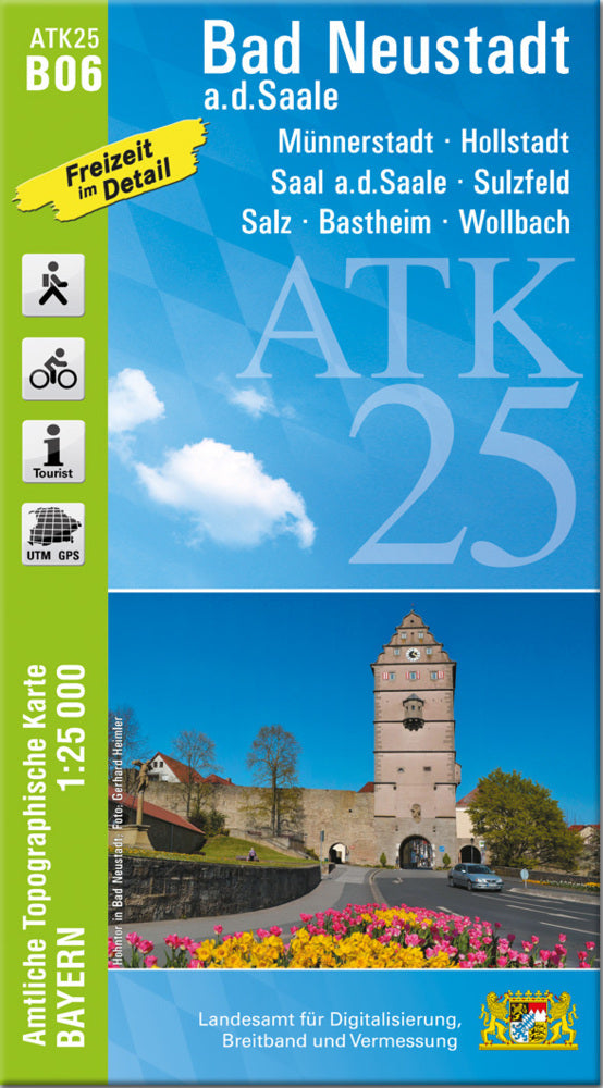 ATK25-B06 Bad Neustadt a.d.Saale (Amtliche Topographische Karte 1:25000) (Breitband Und Vermessung, Bayern Landesamt Für Digitalisierung)