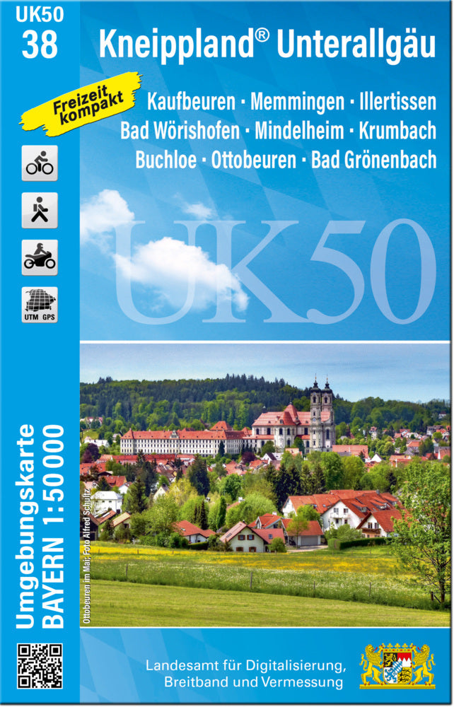 UK50-38 Kneippland Unterallgäu (Breitband Und Vermessung, Bayern Landesamt Für Digitalisierung)
