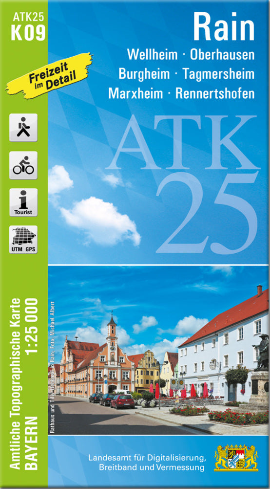 ATK25-K09 Rain (Amtliche Topographische Karte 1:25000) (Breitband Und Vermessung, Bayern Landesamt Für Digitalisierung)
