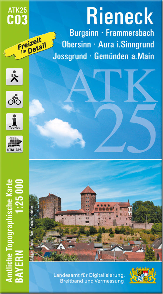 ATK25-C03 Rieneck (Amtliche Topographische Karte 1:25000) (Breitband Und Vermessung, Bayern Landesamt Für Digitalisierung)