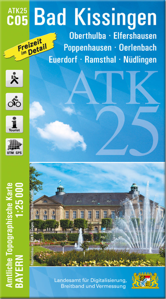 ATK25-C05 Bad Kissingen (Amtliche Topographische Karte 1:25000) (Breitband Und Vermessung, Bayern Landesamt Für Digitalisierung)