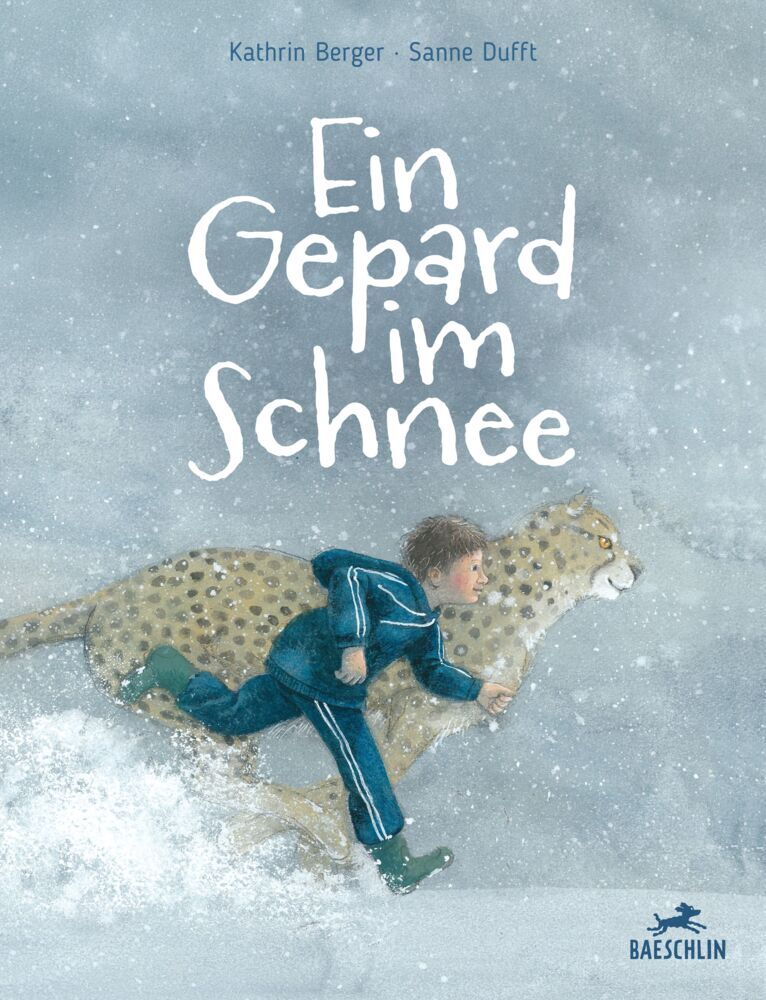 Ein Gepard im Schnee (Kathrin Berger)
