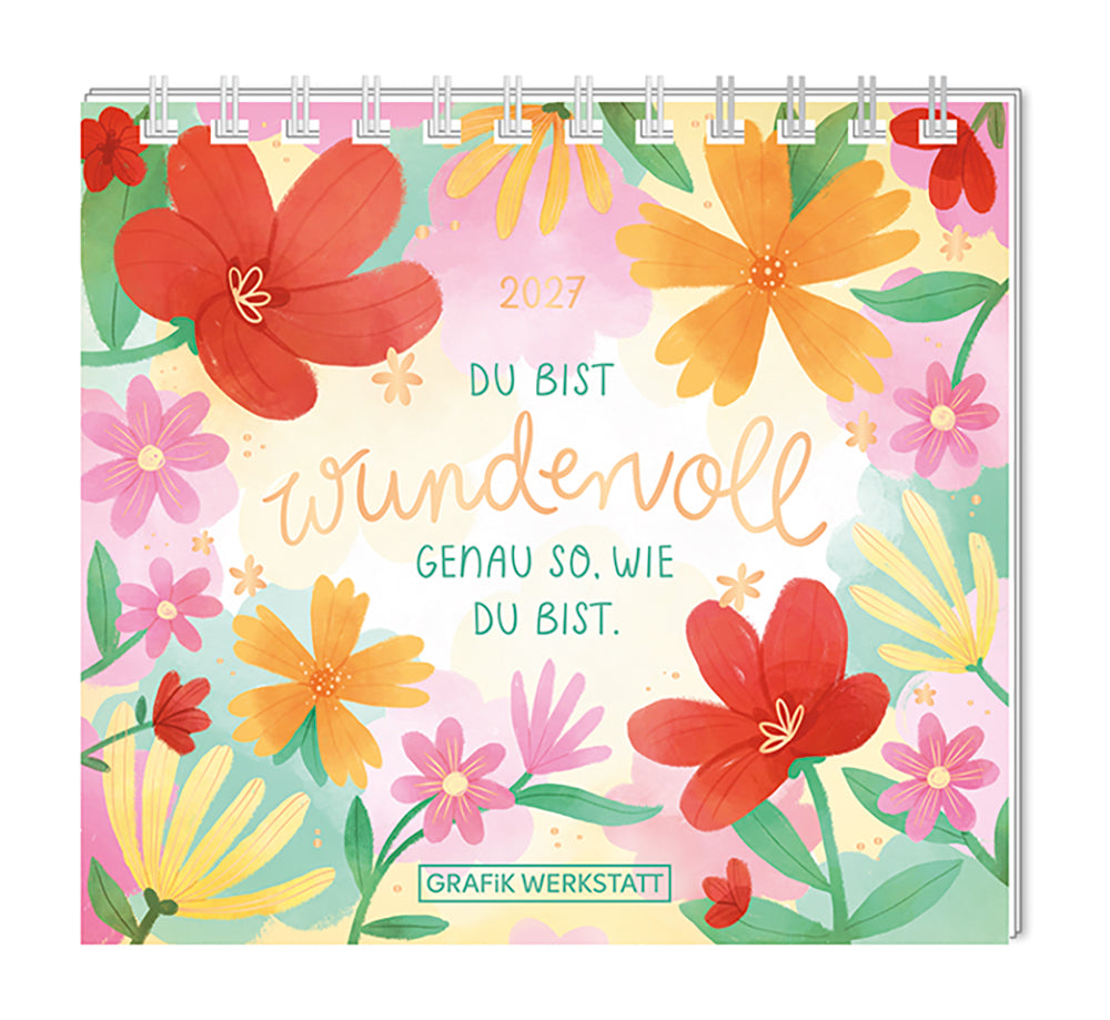 Mini-Kalender 2027 Du bist wundervoll