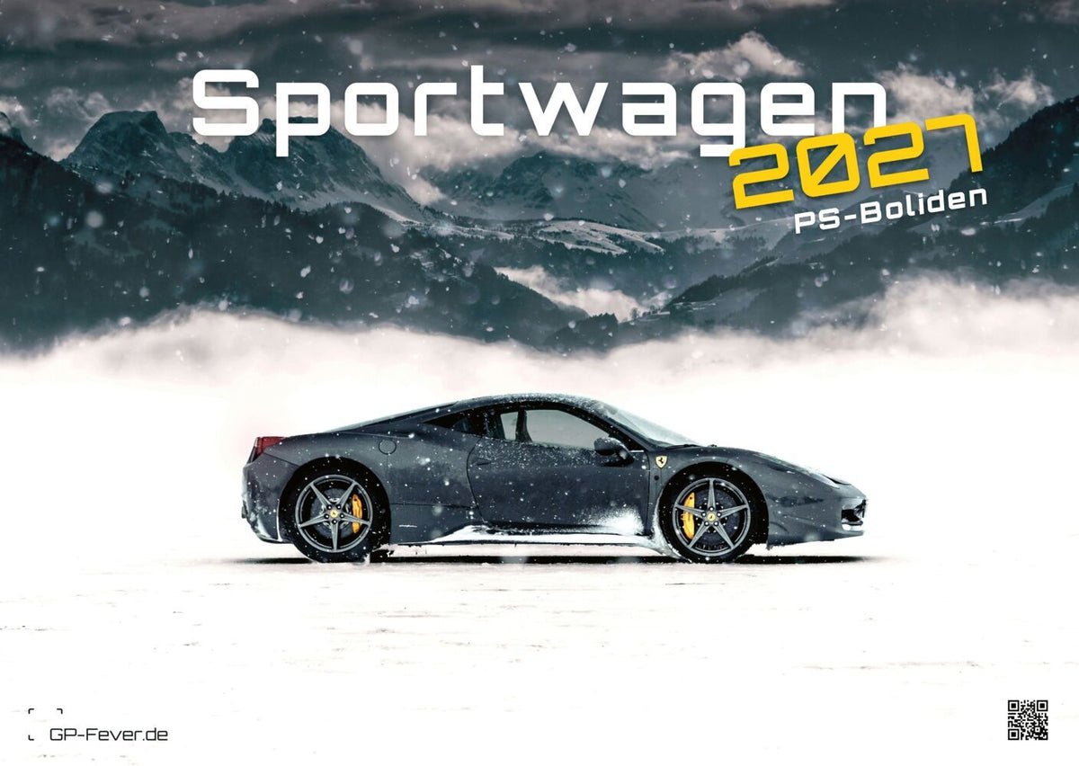 Sportwagen - PS-Boliden - 2027 - Kalender DIN A3 (Gp-Fever.De)