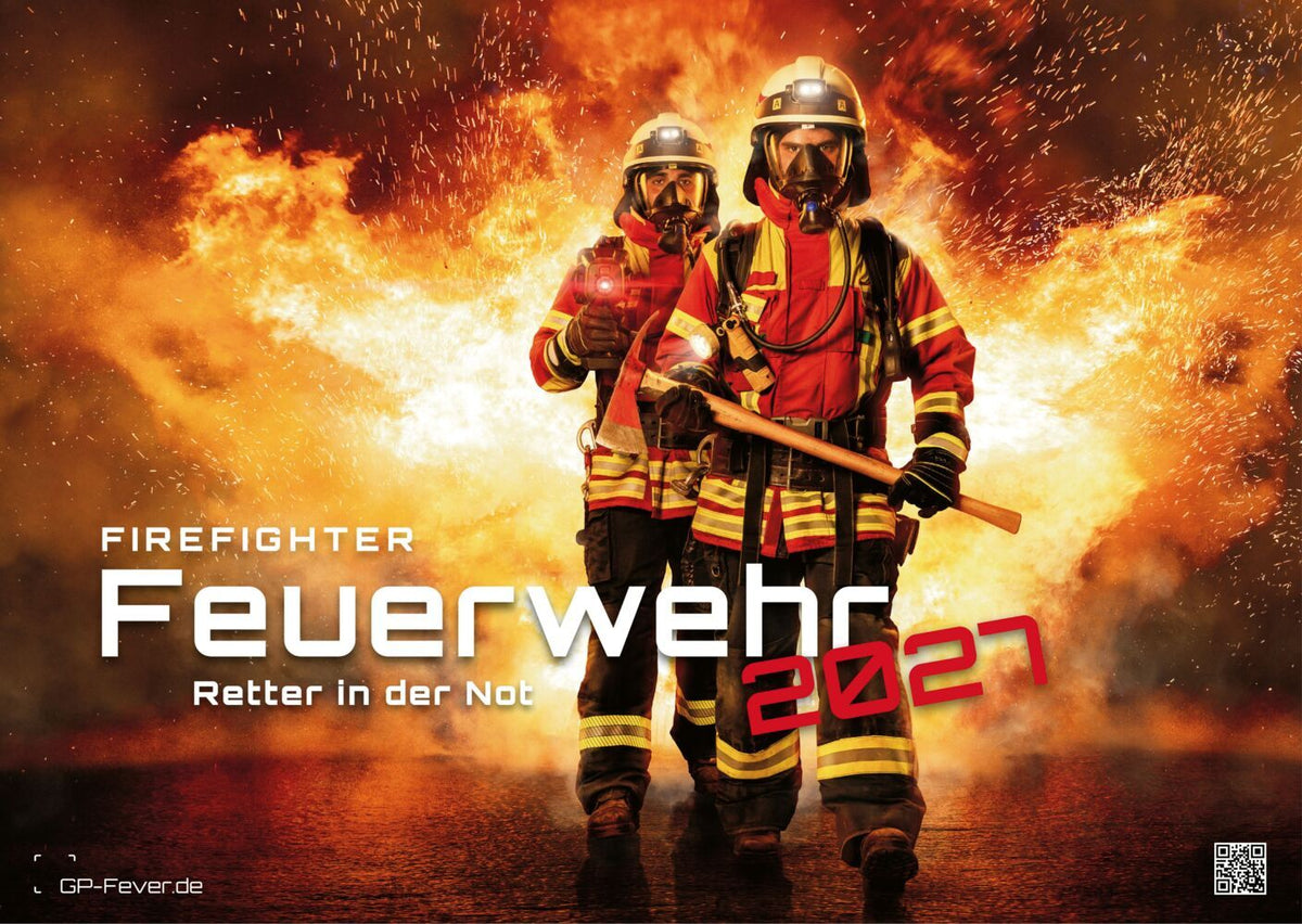 FIREFIGHTER - Retter in der Not - Feuerwehr - 2027 - Kalender DIN A3 (Gp-Fever.De)