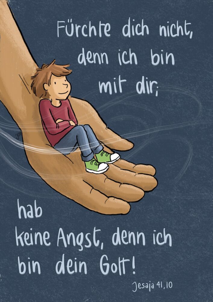 Jahreslosung 2027 - Stundenentwurf und Postkarten (10 Ex.) für Kinder (Ingo Müller)