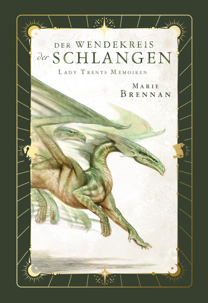 Lady Trents Memoiren 2: Der Wendekreis der Schlangen mit gestaltetem Farbschnitt (Marie Brennan)