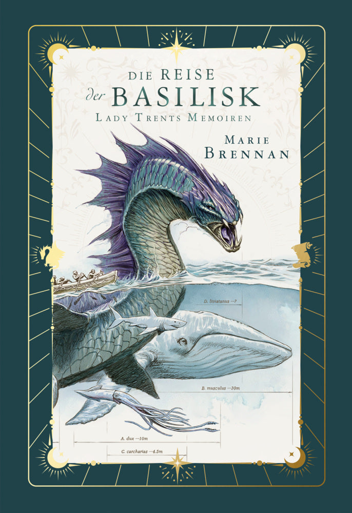 Lady Trents Memoiren 3: Die Reise der Basilisk | mit gestaltetem Farbschnitt (Marie Brennan)