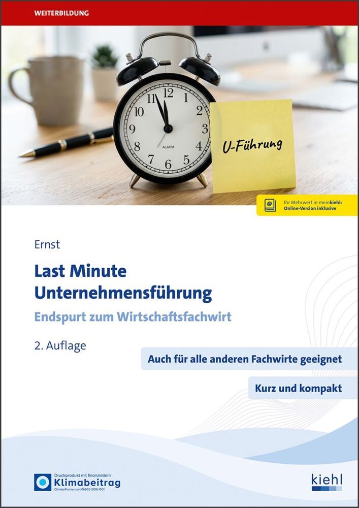 Last Minute Unternehmensführung (Yvonne Ernst)
