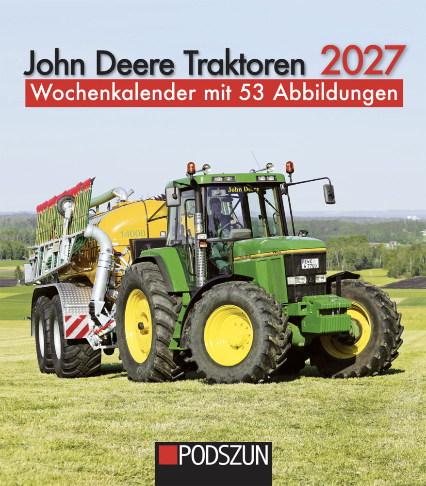 John Deere Traktoren 2027 Wochenkalender
