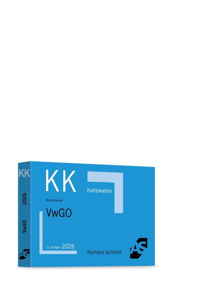 Karteikarten VwGO (Horst Wüstenbecker)