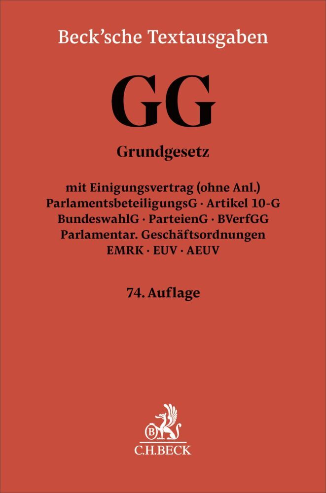 Grundgesetz für die Bundesrepublik Deutschland. GG