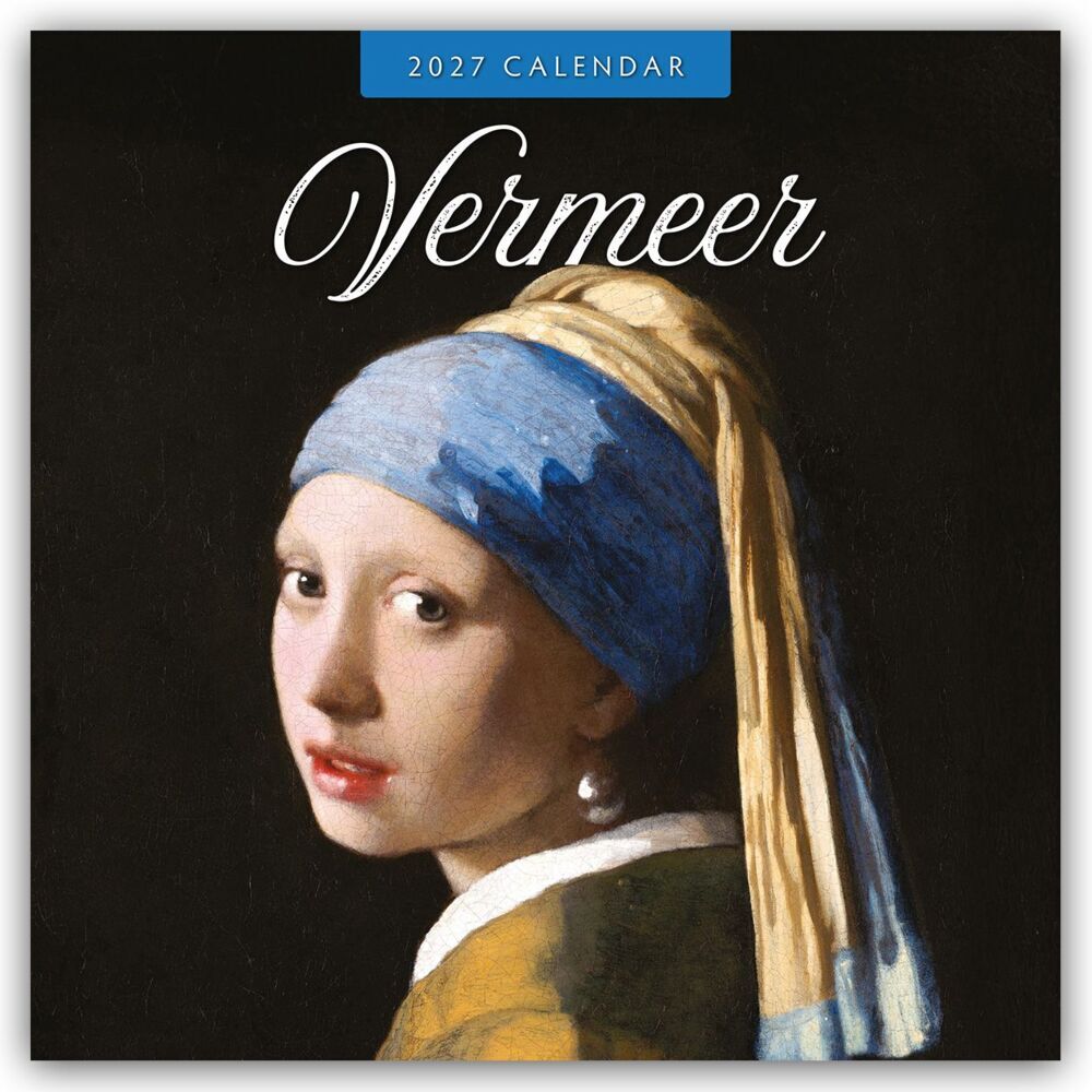 Johannes Vermeer - Jan Vermeer 2027 - 16-Monatskalender (Red Robin Publishing Ltd)