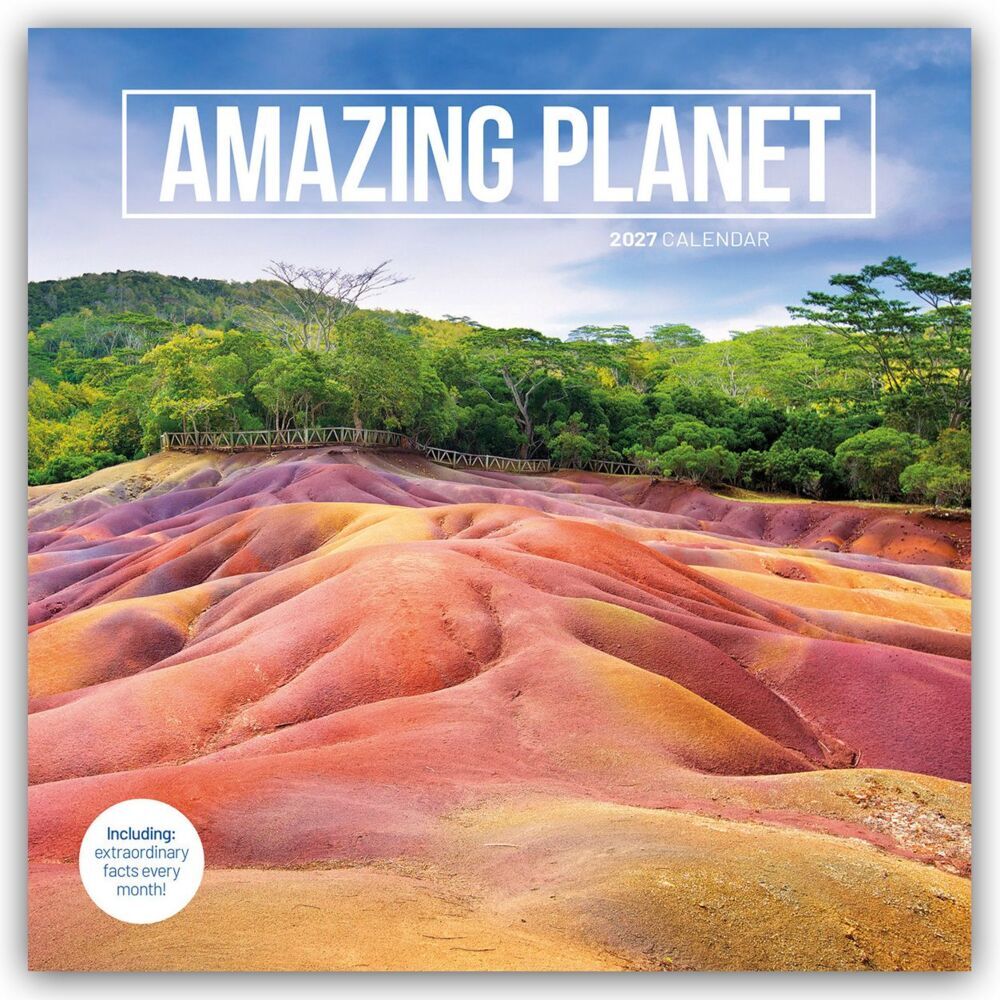 Amazing Planet - Fantastische Erde 2027 - Wand-Kalender (Carousel Calendar)