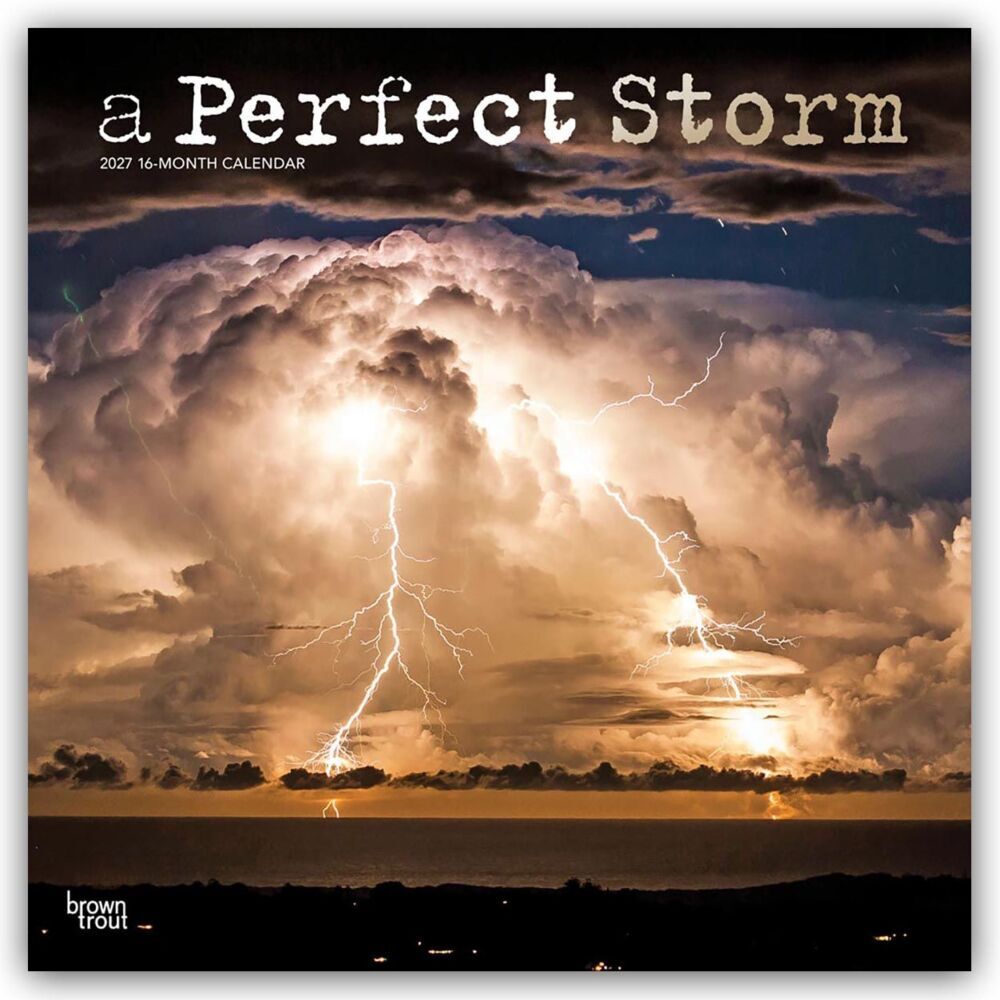 A Perfect Storm - Orkane - Tornados - Stürme - Unwetter 2027 - 16-Monatskalender (Browntrout Publishers Inc)