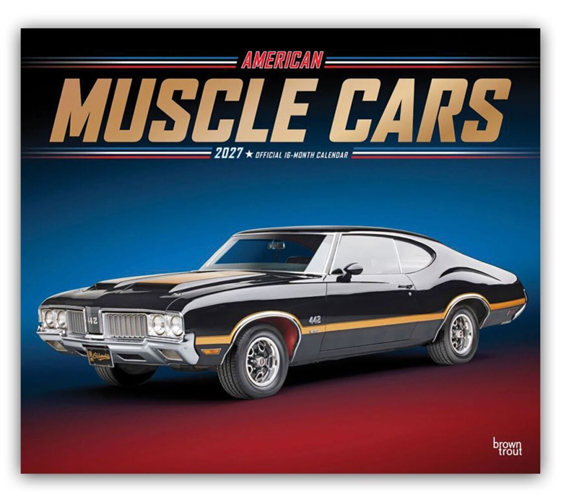 American Muscle Cars - Amerikanische Muskel-Autos 2027 - 16-Monatskalender im Deluxe-Format (Browntrout Publishers Inc)