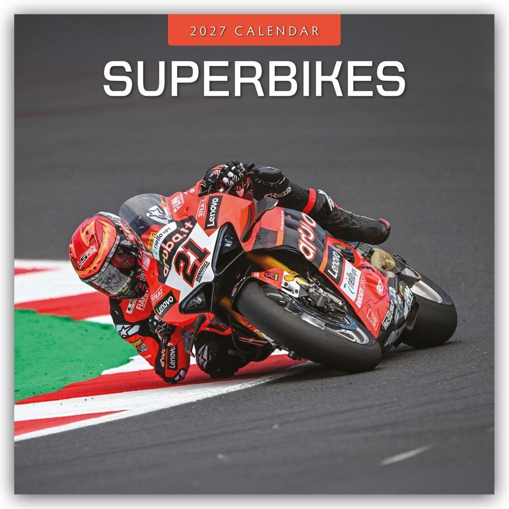 Superbikes - Motorräder 2027 - 16-Monatskalender (Red Robin Publishing Ltd)