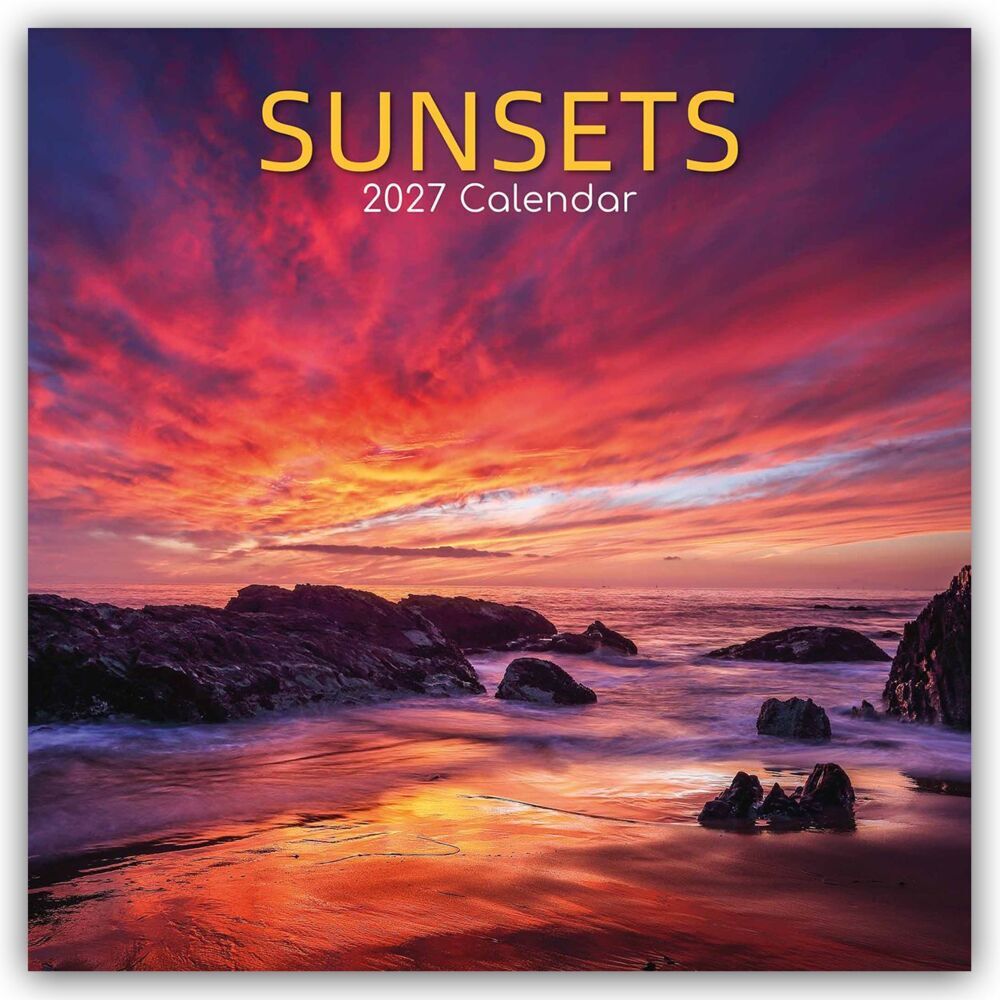Sunsets - Sonnenuntergänge 2027 - 16-Monatskalender (Gifted Stationery Co. Ltd)