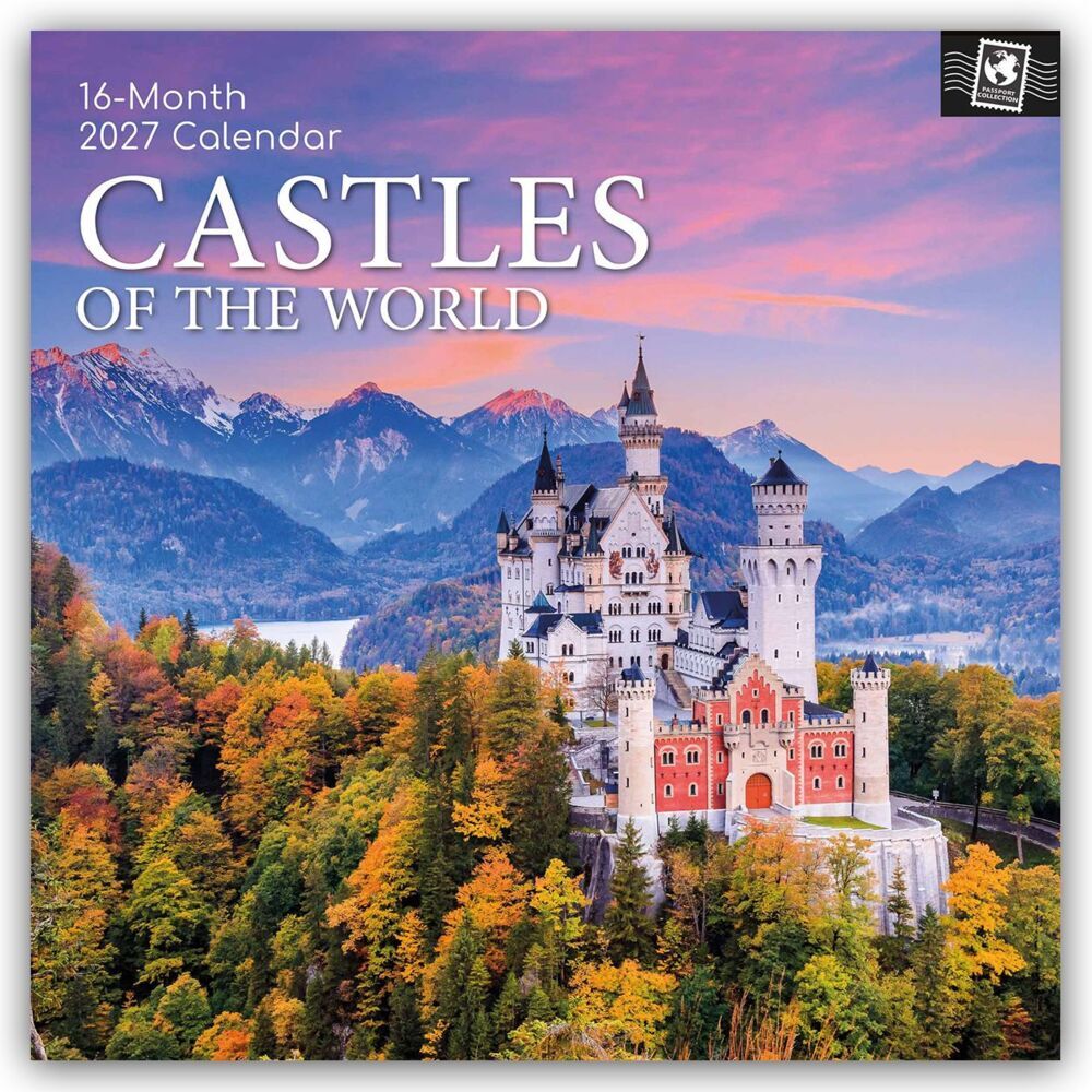 Castles of the World - Burgen und Schlösser der Welt 2027 - 16-Monatskalender (Gifted Stationery Co. Ltd)