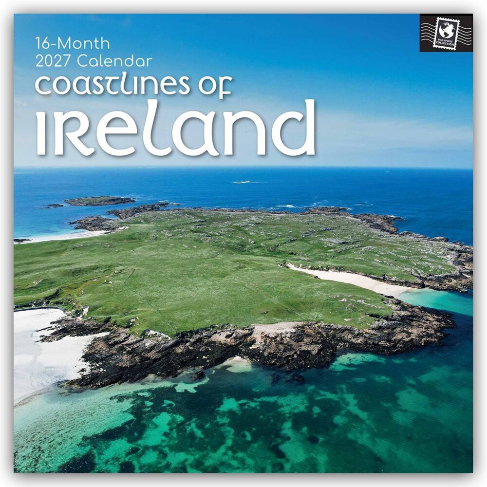 Coastlines of Ireland - Irlands Küsten 2027 - 16-Monatskalender (Gifted Stationery Co. Ltd)