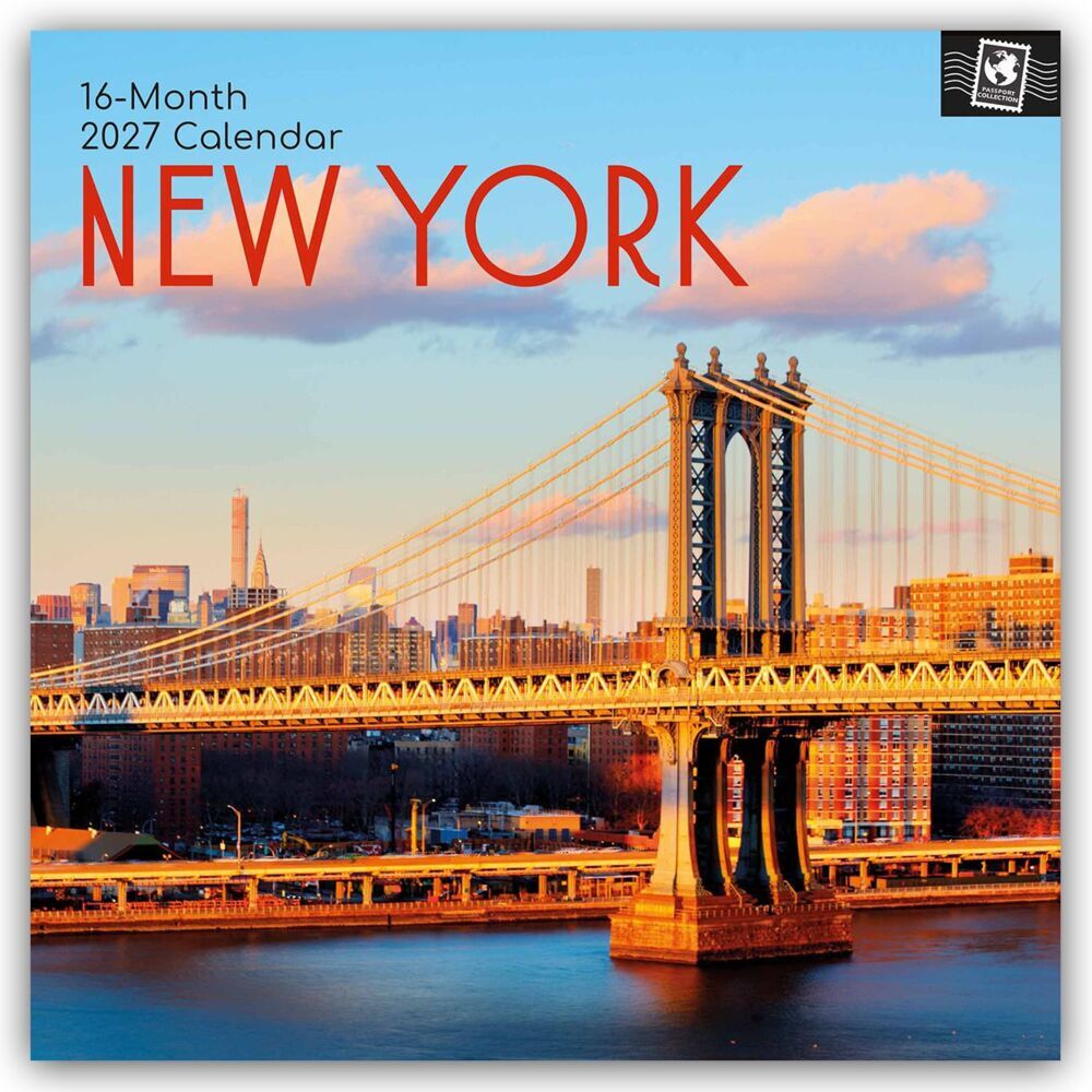 New York 2027 - 16-Monatskalender (Gifted Stationery Co. Ltd)