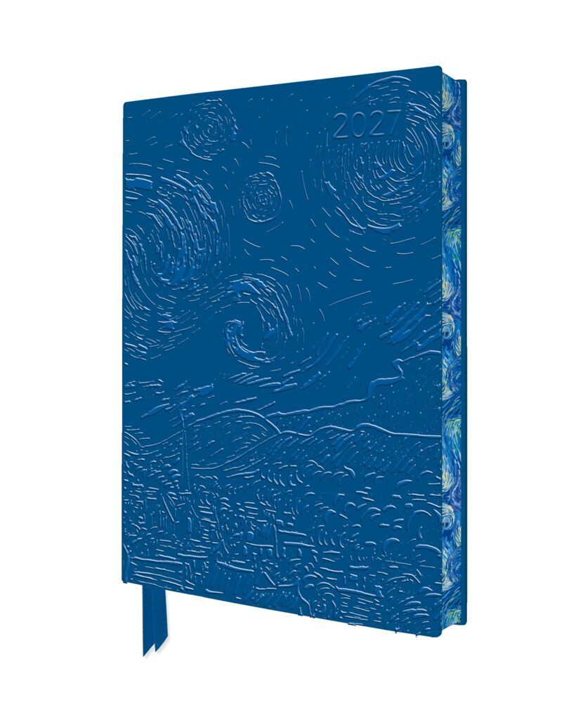 Vincent van Gogh - Sternennacht - Tischkalender 2027 (Flame Tree Publishing)