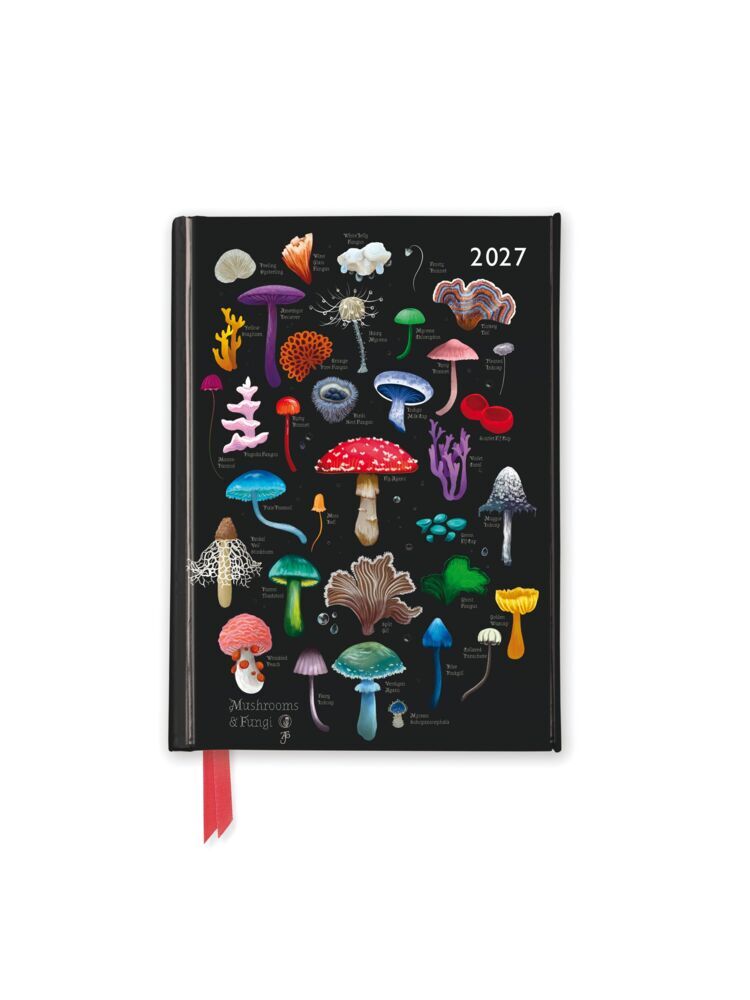 Anna Stead - Champignons und Pilze - Taschenkalender 2027 (Flame Tree Publishing)